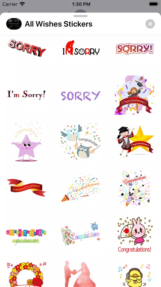 All Wishes Stickers Screenshots