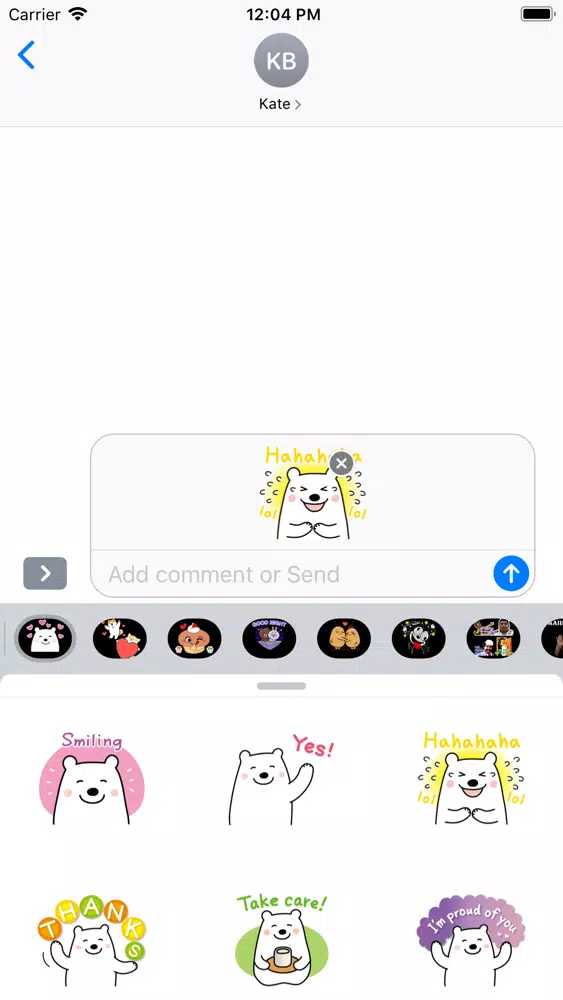 Animated Polar Bear Stickers Screenshots