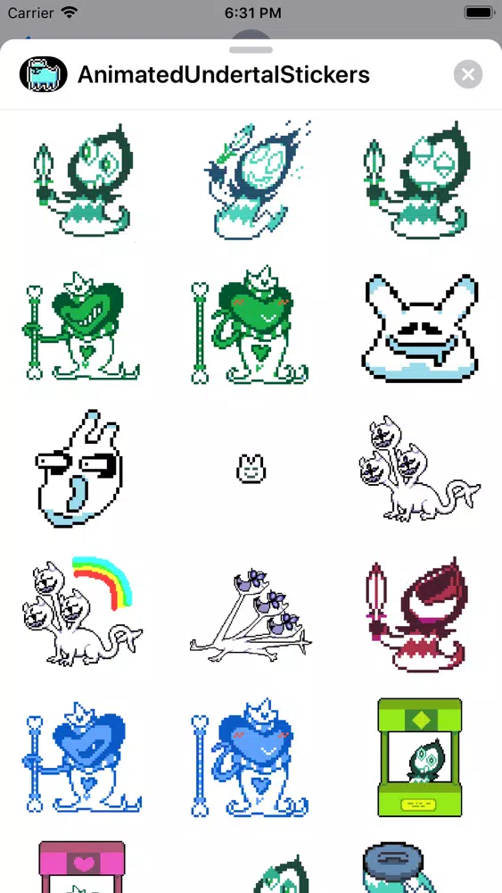 Animated Undertal Stickers Screenshots