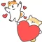 Cute Hachi Dog Akita Stickers