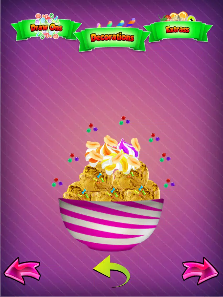 Ice Cream Sundae Maker Party - Make DIY Frozen Icecream Cups & Cones : Cooking Games for Kids iPad Screenshots