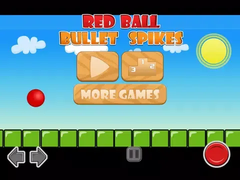 ภาพหน้าจอของ A Red Ball Bullet Escape! - Avoid Bouncing Spikes iPad 