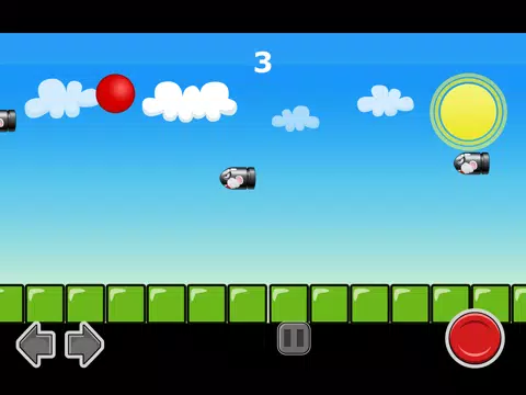 A Red Ball Bullet Escape! - Avoid Bouncing Spikes iPad  スクリーンショット