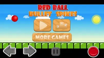 ภาพหน้าจอของ A Red Ball Bullet Escape! - Avoid Bouncing Spikes