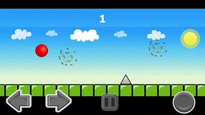 A Red Ball Bullet Escape! - Avoid Bouncing Spikes スクリーンショット