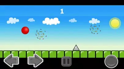 ภาพหน้าจอของ A Red Ball Bullet Escape! - Avoid Bouncing Spikes