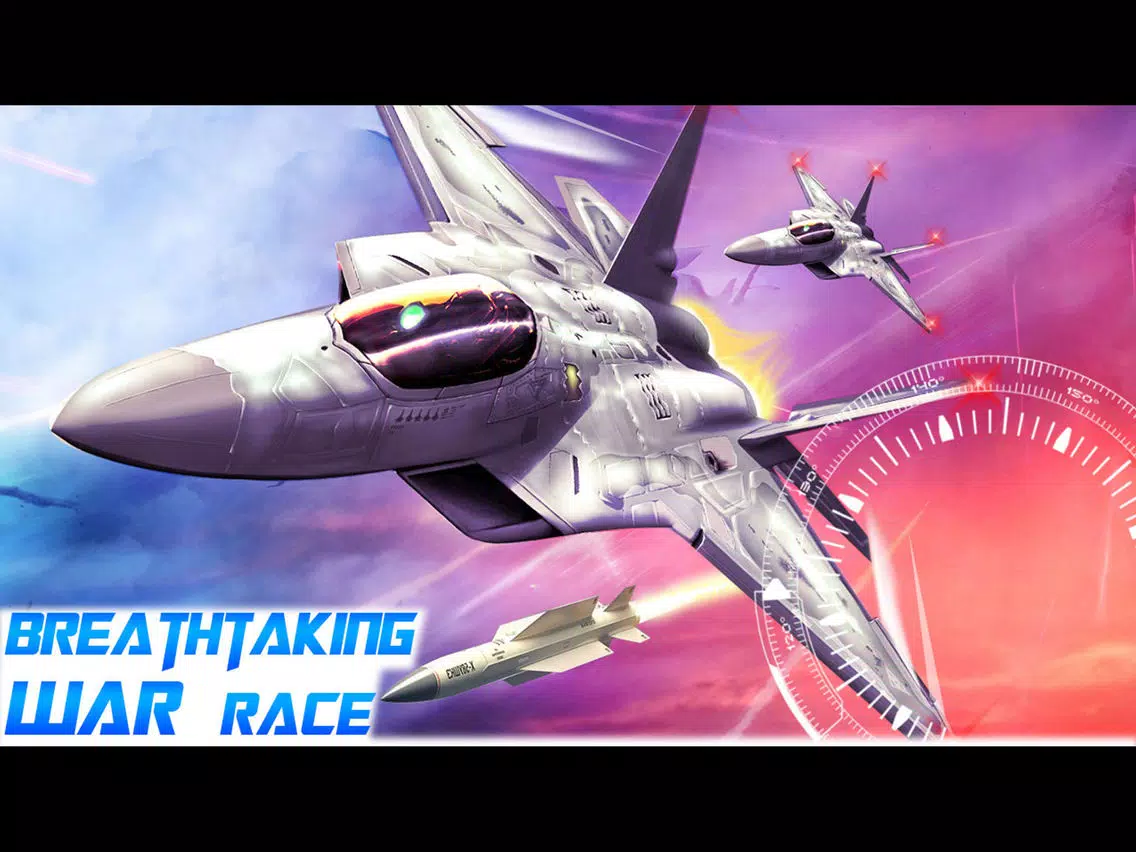 jet fighter race simulator - a jet fighter combat iPad Screenshots