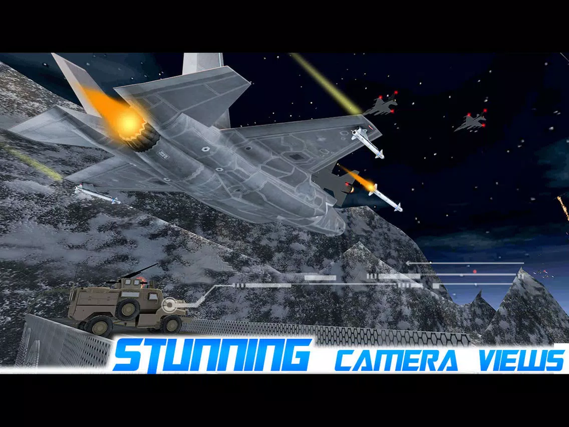 jet fighter race simulator - a jet fighter combat iPad Screenshots