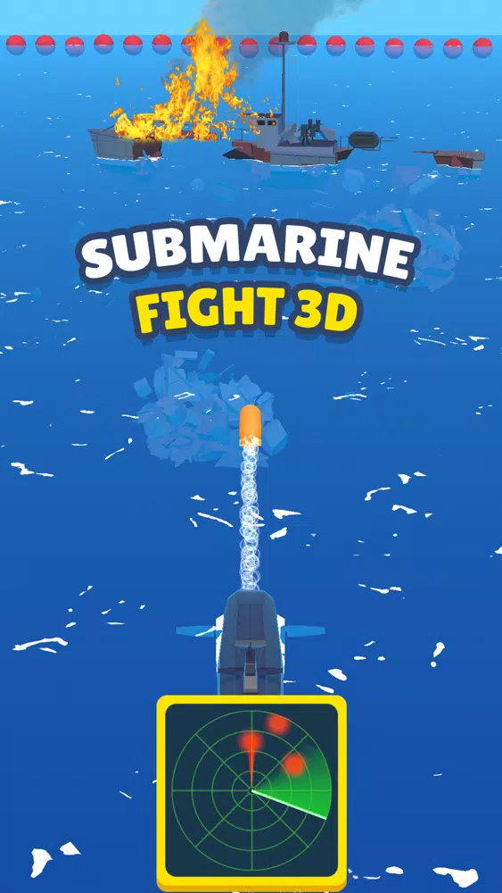 Ảnh chụp màn hình của Submarine Fight 3D