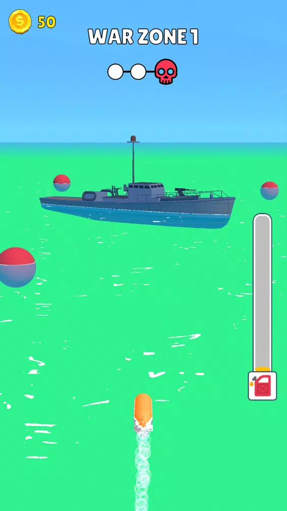 Ảnh chụp màn hình của Submarine Fight 3D