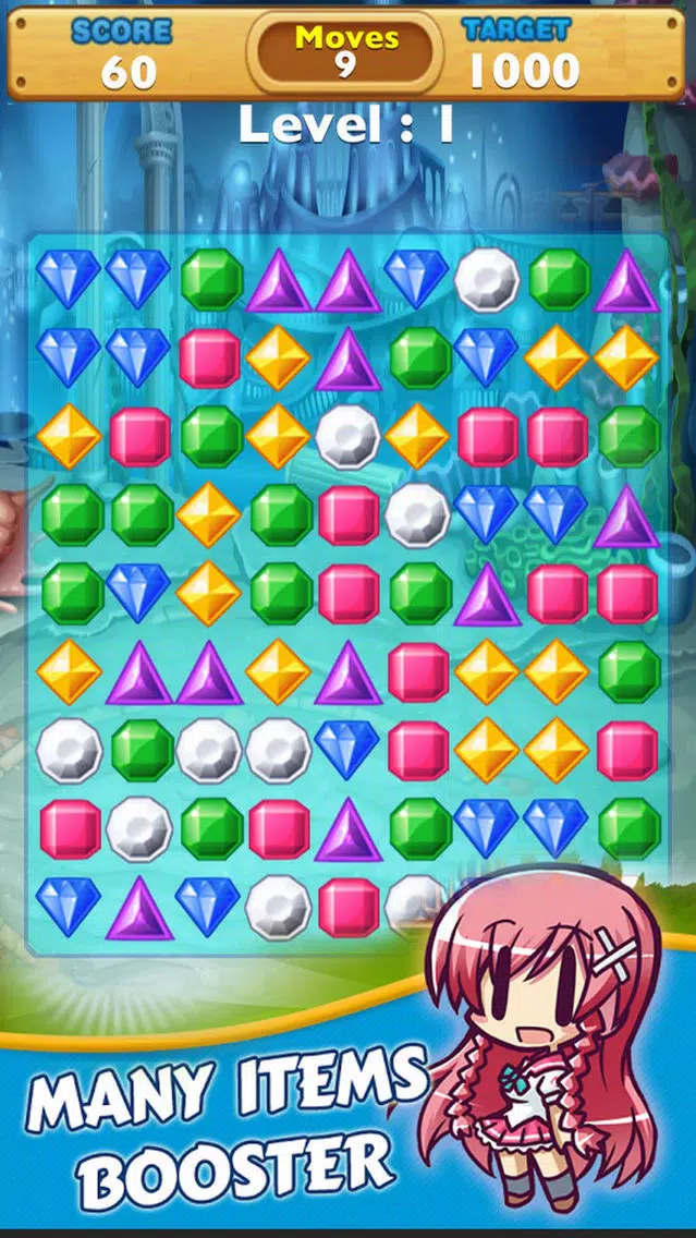 Captures d'écran de Jewels Lucky Deluxe: Match Gem Mania