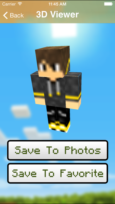Tangkapan skrin Boys Skins for Minecraft pe