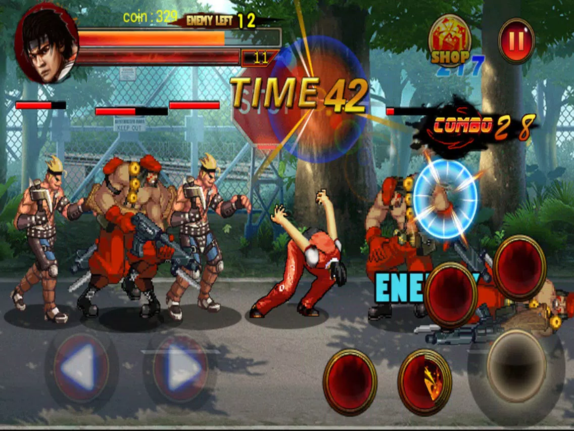 Tangkapan skrin Kungfu Street-Ultimate Fight iPad 