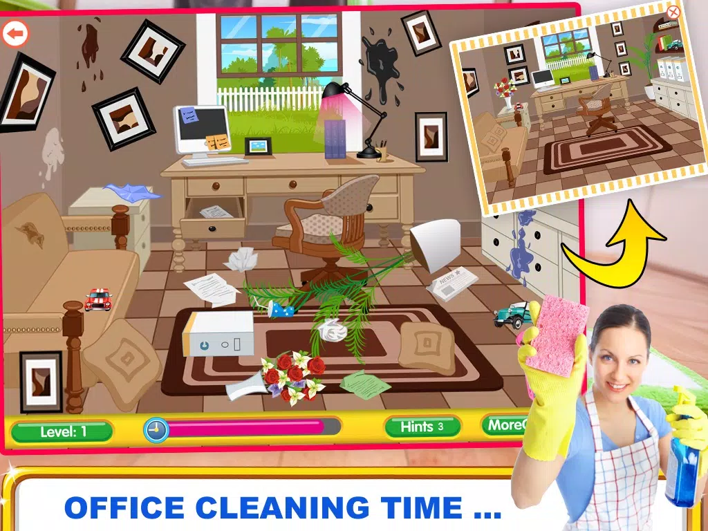 Capturas de pantalla de kids - Garden, Office & Garage - Cleaning And washing Games iPad