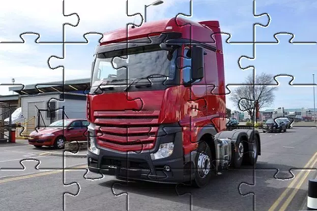 Jigsaw puzzles German trucks Screenshots