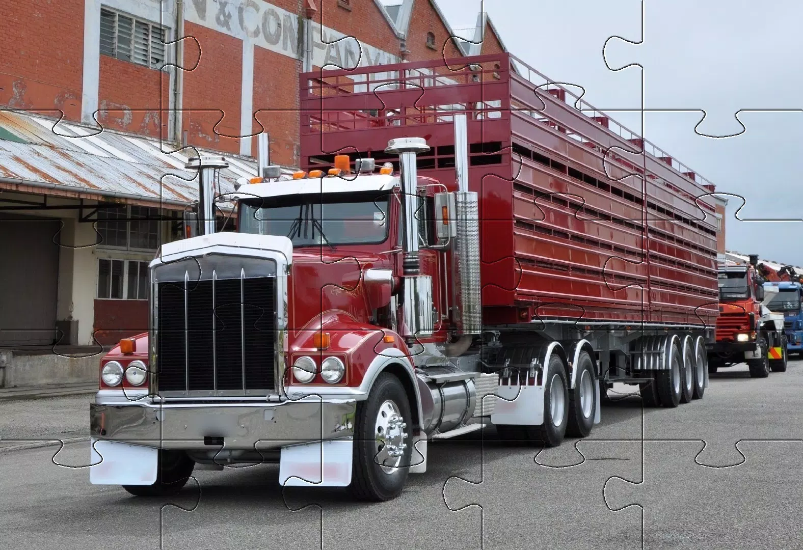 Jigsaw puzzle trailers truck Screenshots