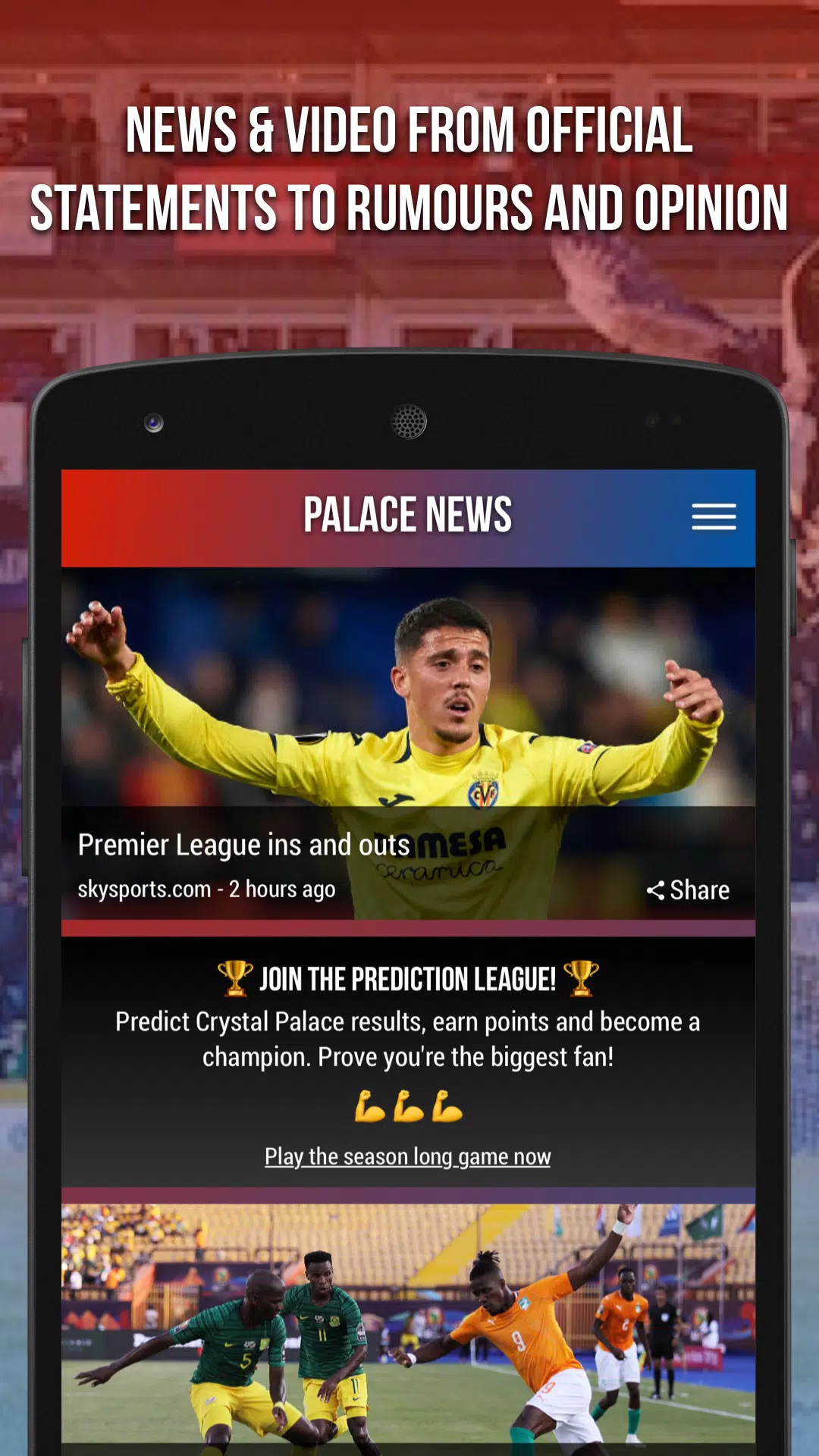 Palace News Screenshots