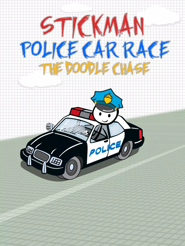 `Stickman Police Car Crime Chase Race: The Doodle Chase Racing Free by Top Crazy Games iPad Screenshots