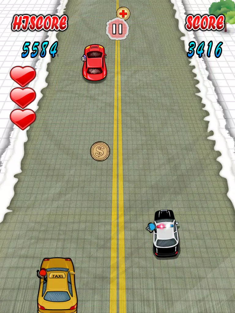 `Stickman Police Car Crime Chase Race: The Doodle Chase Racing Free by Top Crazy Games iPad Screenshots