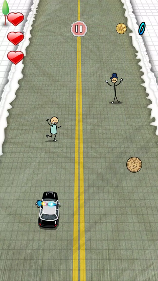 `Stickman Police Car Crime Chase Race: The Doodle Chase Racing Free by Top Crazy Games Screenshots