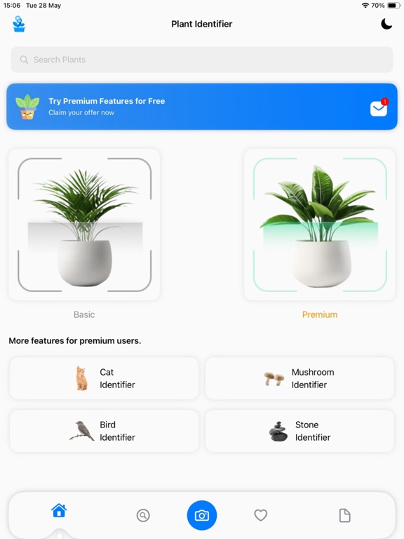 Plant Identifier: AI Scanner iPad Screenshots