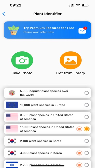 Plant Identifier: AI Scanner Screenshots