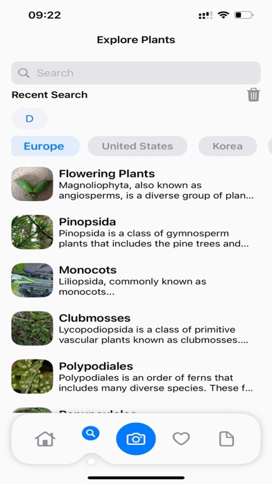 Plant Identifier: AI Scanner Screenshots