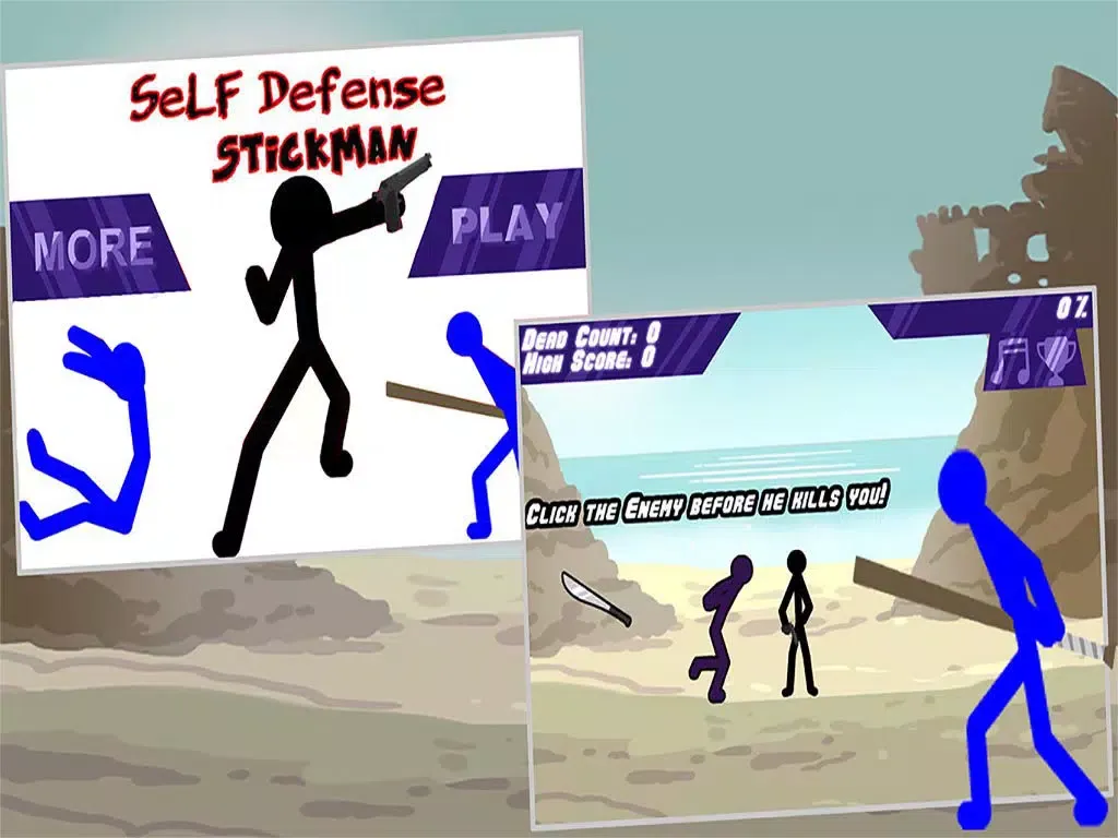 Self Defense:Stickman iPad Screenshots