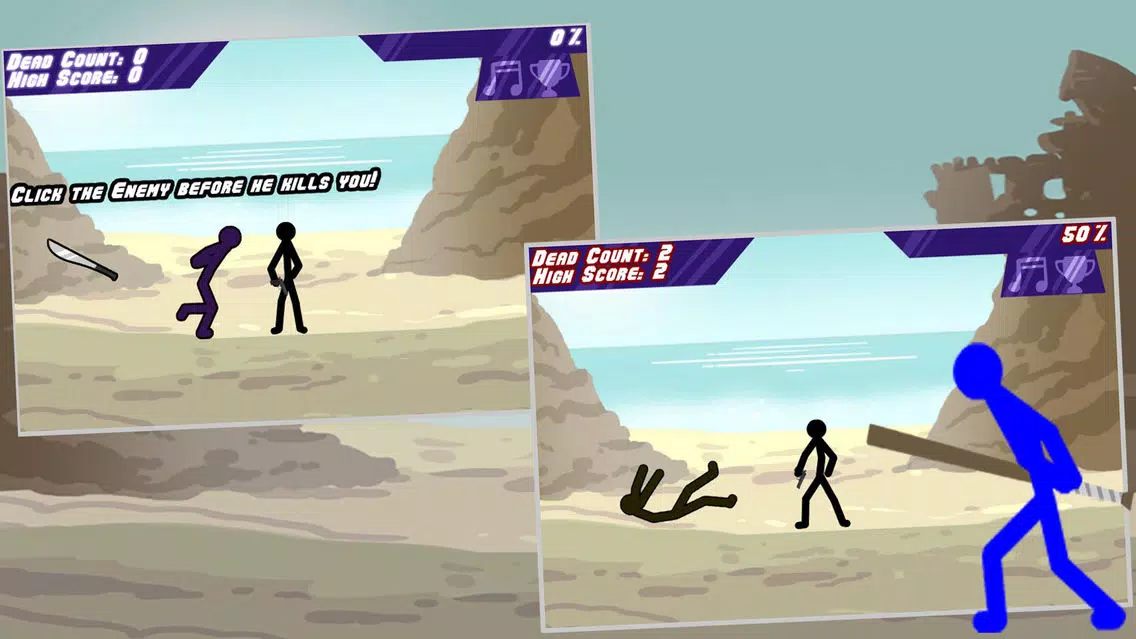Zrzuty ekranu Self Defense:Stickman