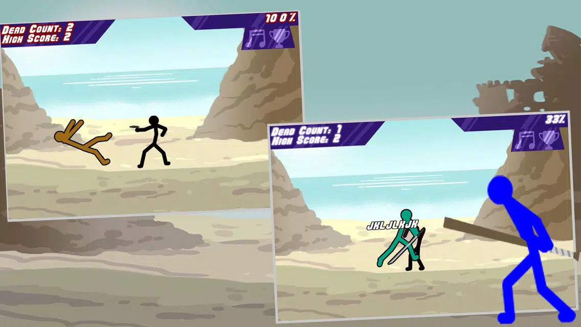 Zrzuty ekranu Self Defense:Stickman