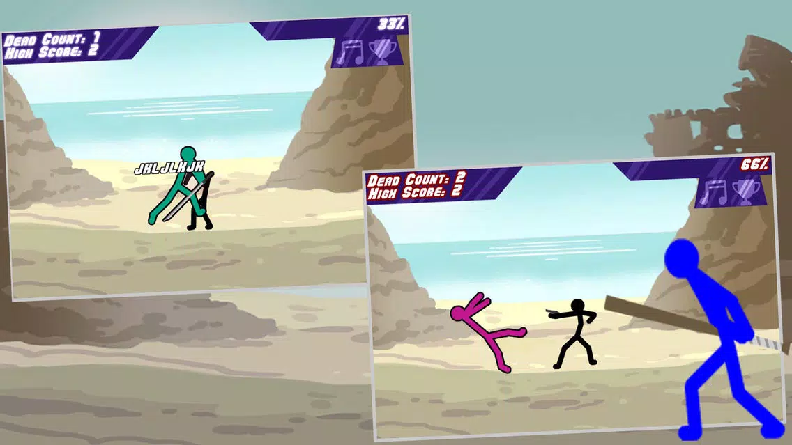 Zrzuty ekranu Self Defense:Stickman