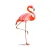 Flamingo graffiti parting