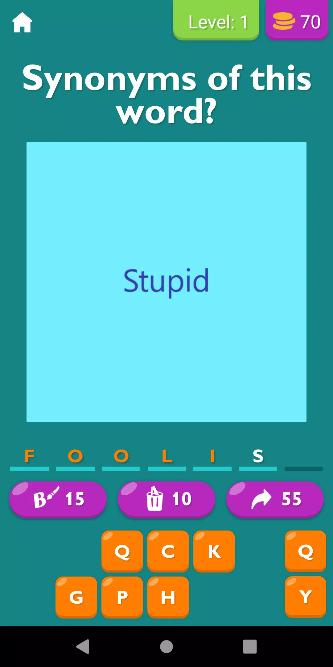Guess The Synonym Game Screenshots