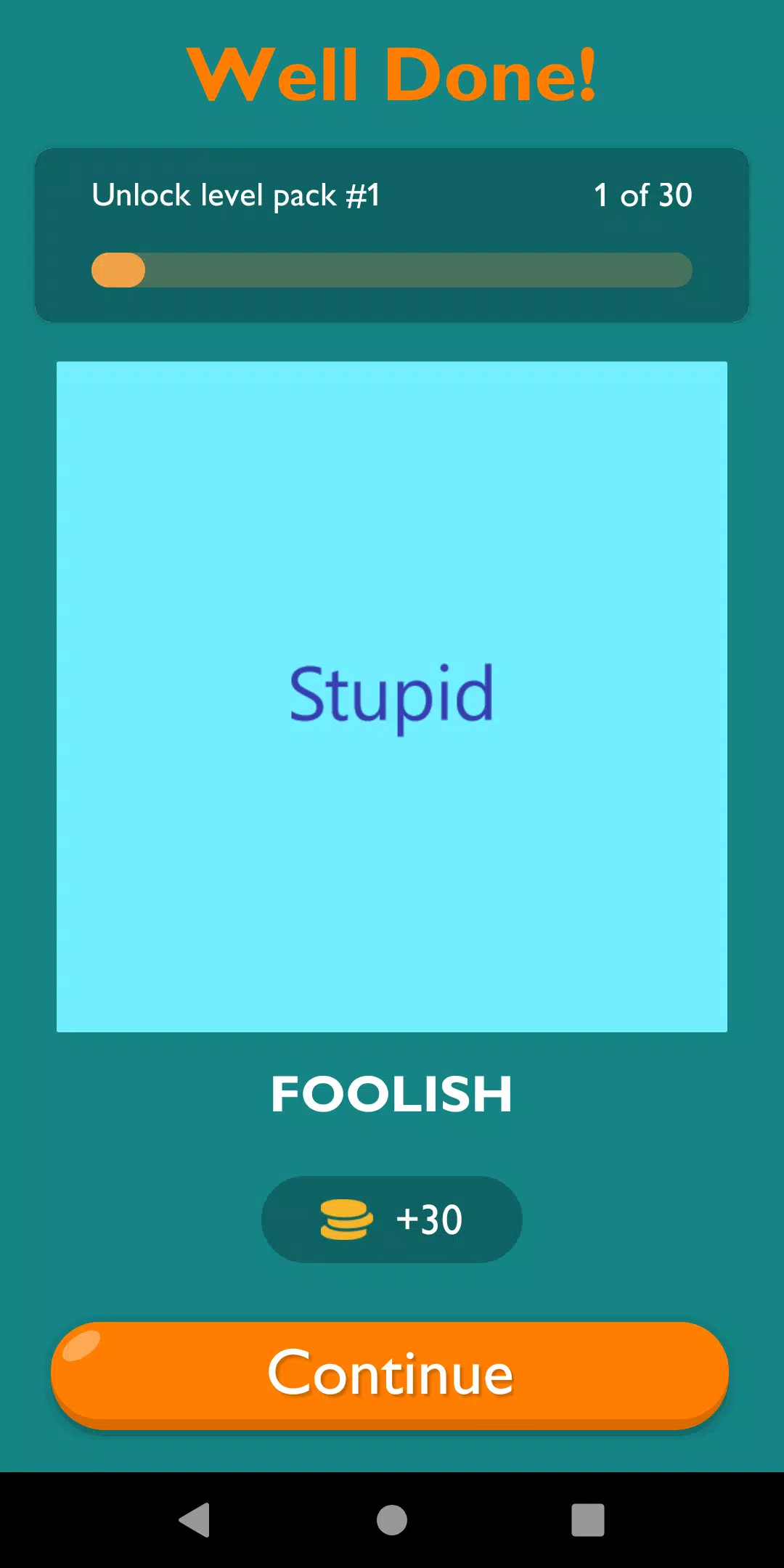 Guess The Synonym Game Screenshots