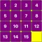 Schiebe Puzzle 1-15