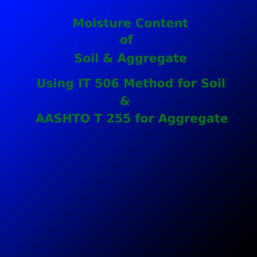 Moisture Content of Soil & Agg Moisture Content of Soil & Agg