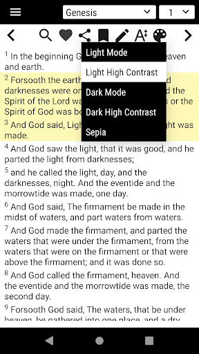 Wycliffe's Bible Mod. Spelling Screenshots