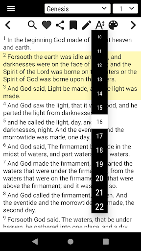 Wycliffe's Bible Mod. Spelling Screenshots