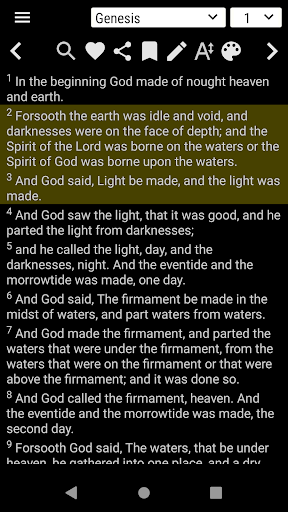 Wycliffe's Bible Mod. Spelling Screenshots
