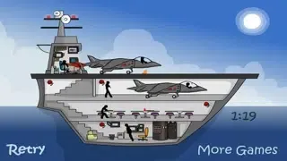 Click Death - Stick Aircraft Carrier Screenshots