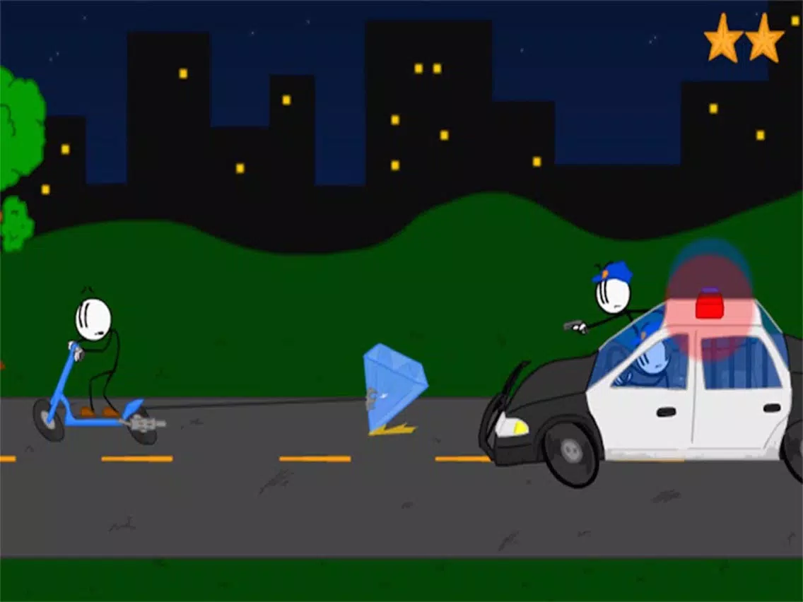 Stealing The Diamond -Stickman iPad Screenshots
