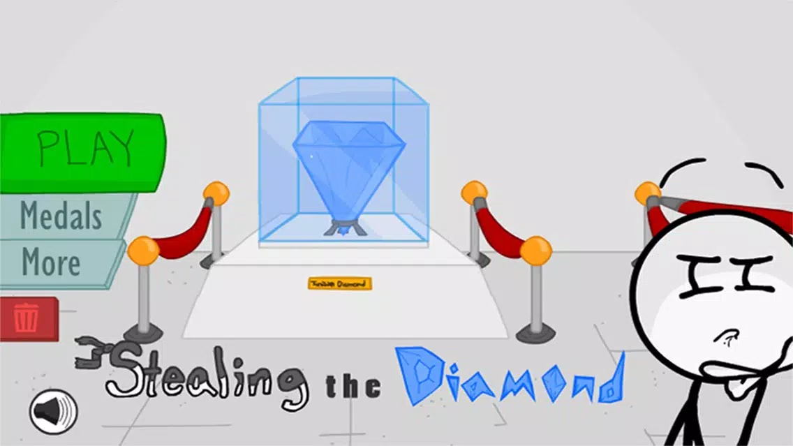 Stealing The Diamond -Stickman Screenshots