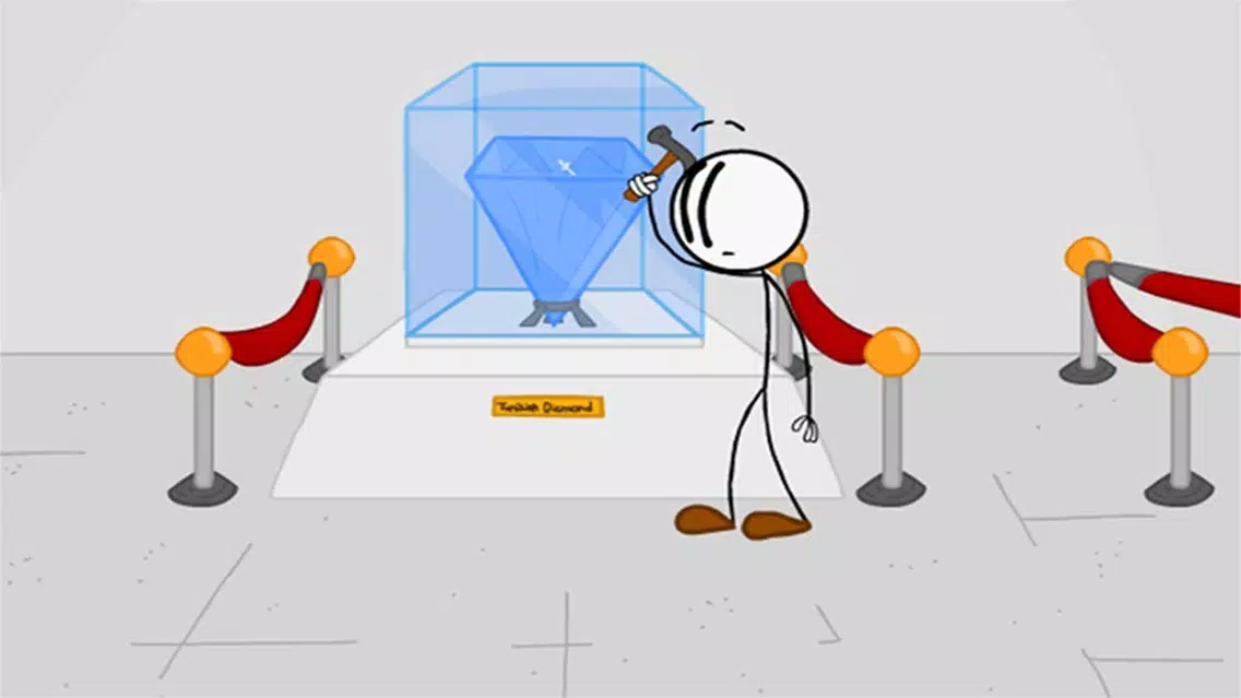 Stealing The Diamond -Stickman Screenshots