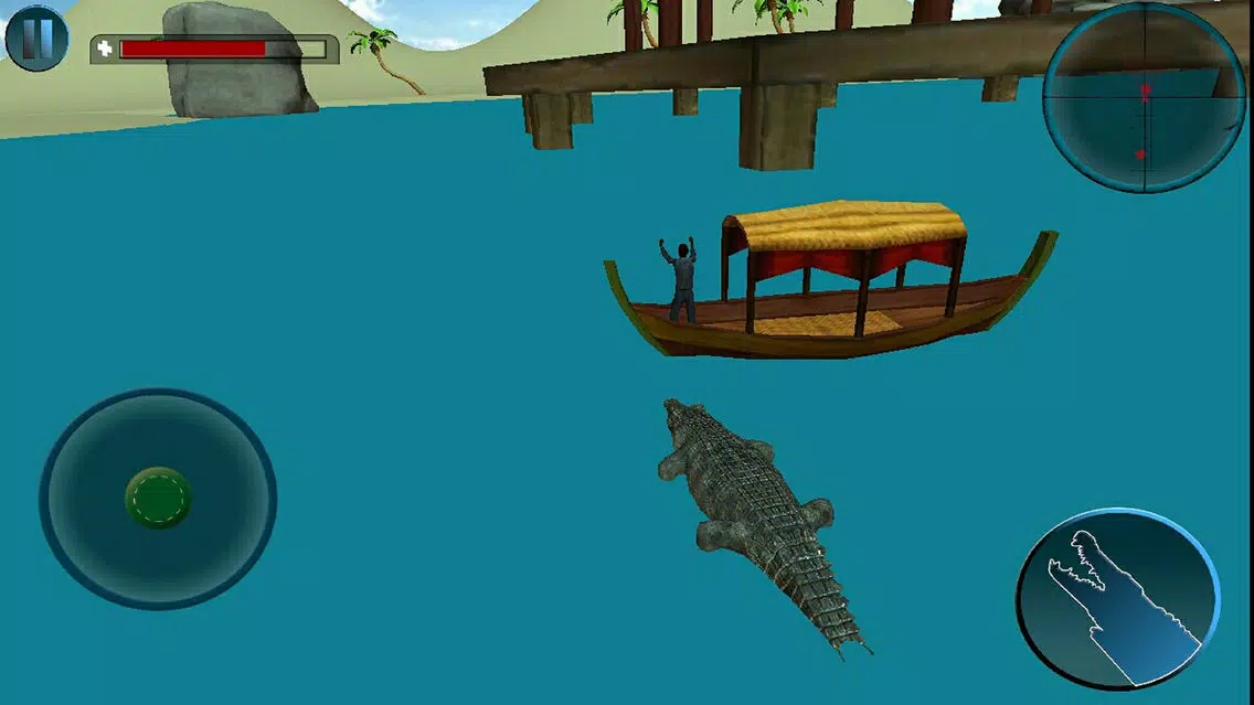 تصاویر Wild crocodile attack simulator:AdventureAlligator