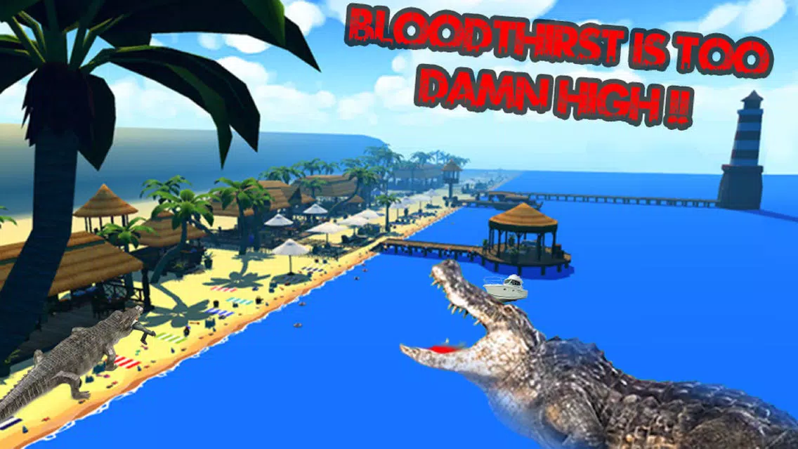تصاویر Wild crocodile attack simulator:AdventureAlligator