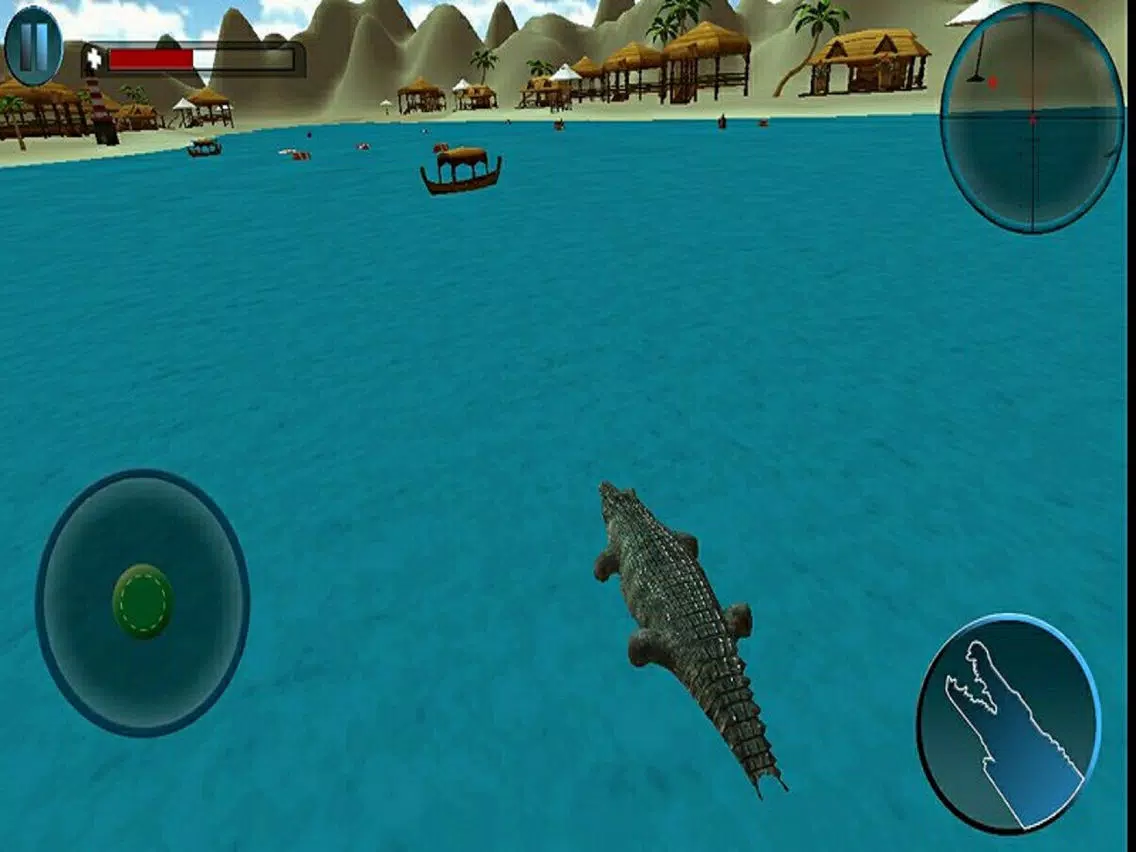 wild crocodile attack simulator:Adventure 3D iPad  Screenshots