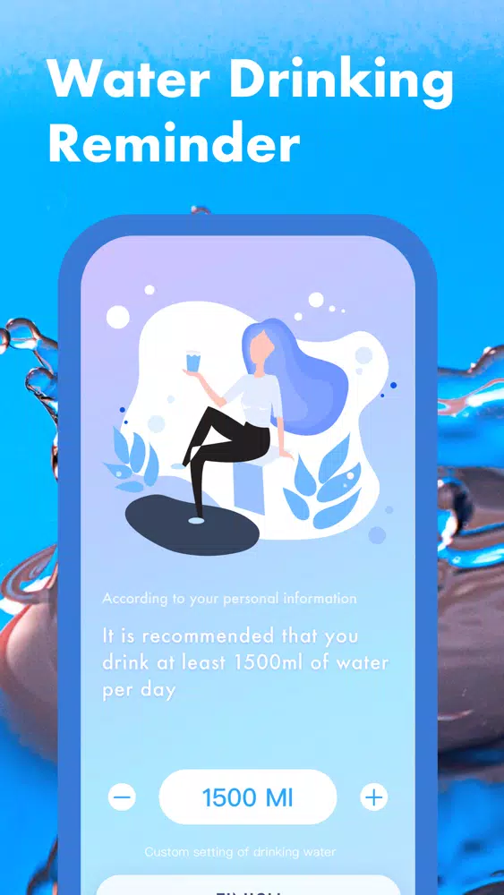 Daily water-water tracker APP Screenshots