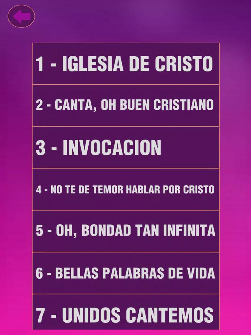 Himnario Iglesia de Cristo iPad Screenshots