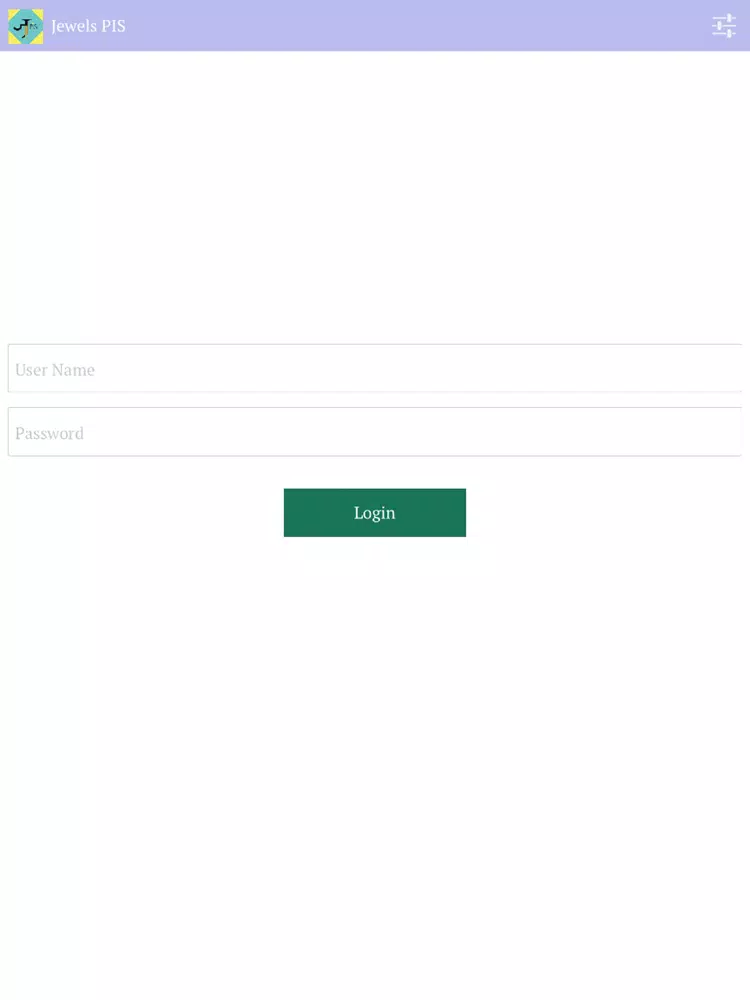 Ảnh chụp màn hình của JewelsPIS iPad