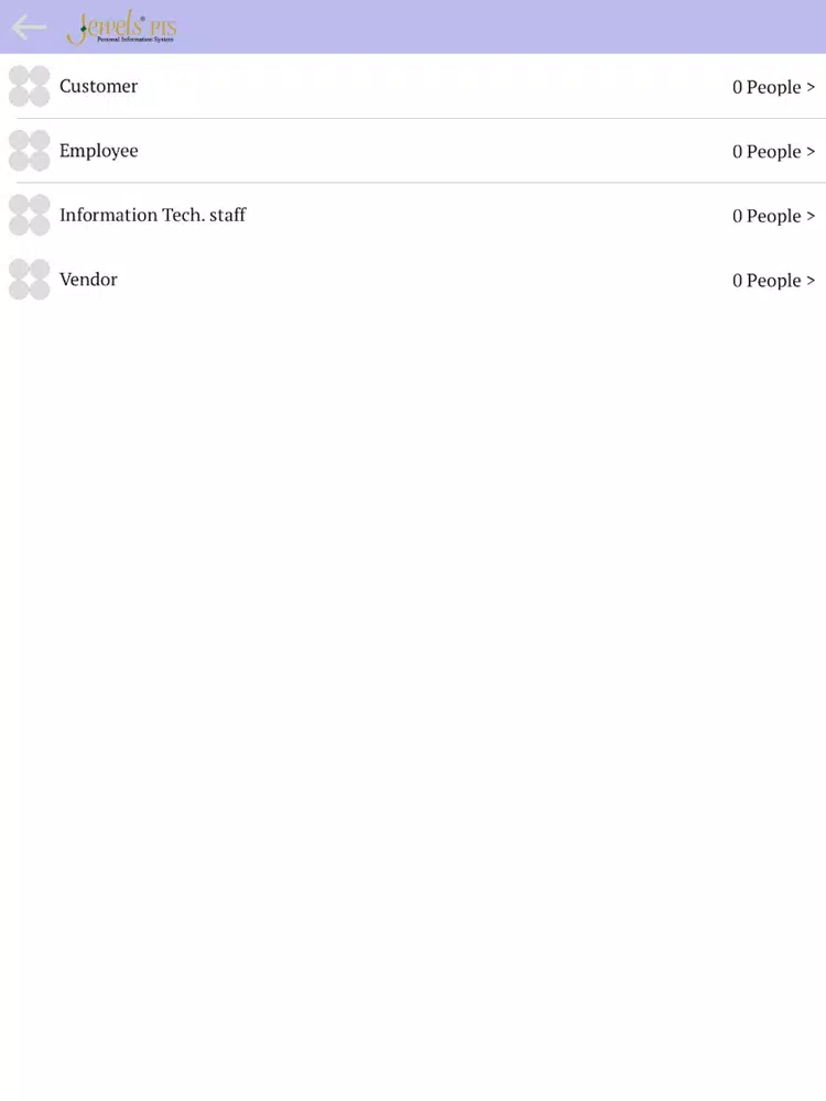 Ảnh chụp màn hình của JewelsPIS iPad
